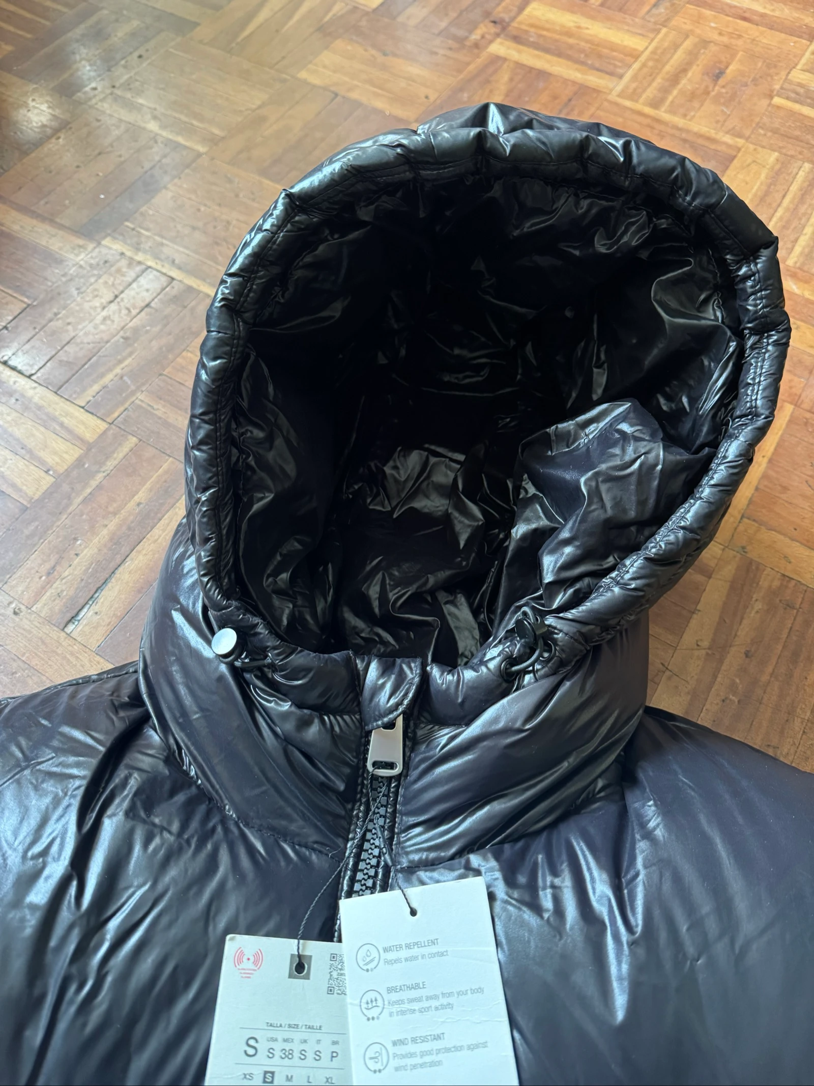 Cazadora Puffer Zara talla S negra – photo 4